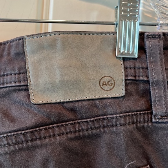 ADRIANO Goldschmied The Graduate tailored leg soft Jean pants dark gray 36x32 - Picture 12 of 17